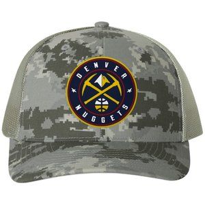 Denver Nuggets 3D Patterned Snapback Trucker Hat- Military Digital Camo